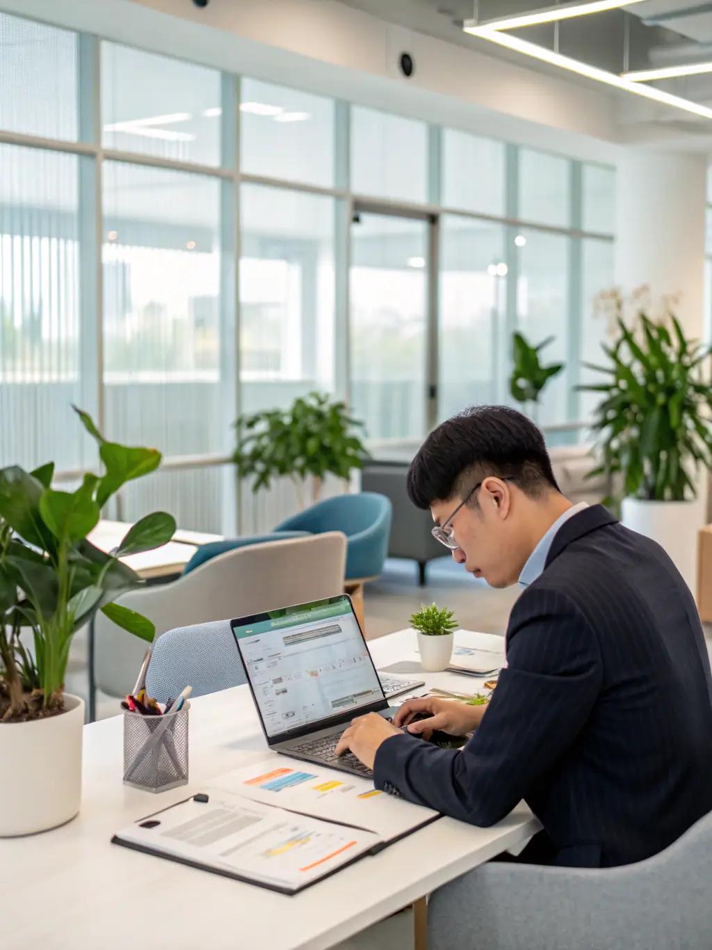 A bilingual accountant providing online QuickBooks training via Zoom, with SnapBack integration shown on the shared screen, and both Mandarin and Cantonese text visible.